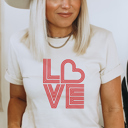  Stacked Love Graphic Tee