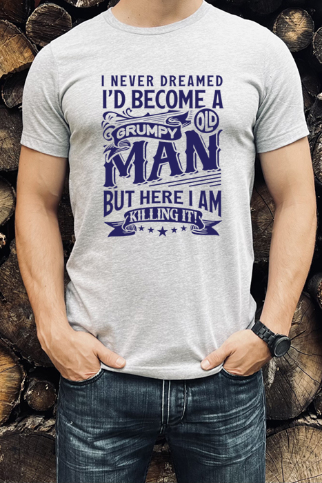 Grumpy Old Man Tee, Men's Shirt