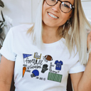  Football Season Graphic Tee, Sports Tee, Bella Canvas