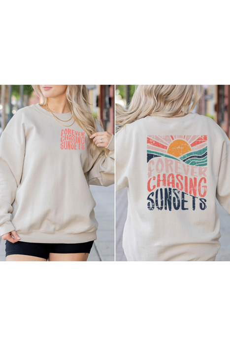 Forever Chasing Sunsets Sweatshirt