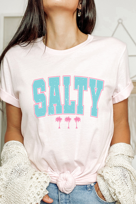 Salty Graphic Tee, Bella Canvas Tee, Beach Shirt