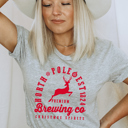  North Pole Brewing Co Graphic Tee, Christmas Tee, Bella Canvas Shirt