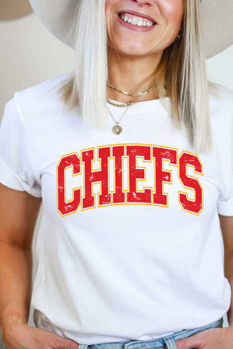 Chiefs Graphic Tee, Sports Tee, Football Tee