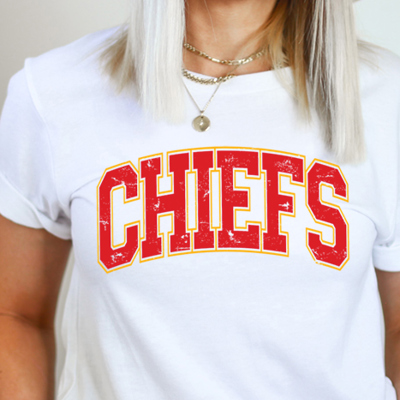 Chiefs Graphic Tee, Sports Tee, Football Tee