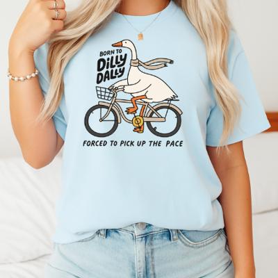 Born To Dilly Dally Oversized Tee, Comfort Color Tee