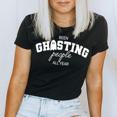 Been Ghosting People Graphic Tee, Halloween Shirt, Humor Shirt
