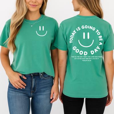 Good Day Oversized Graphic Tee, Comfort Color Tee