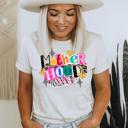  Colorful Mother Hood Graphic Tee, Bella Canvas Shirt, Mom Shirt