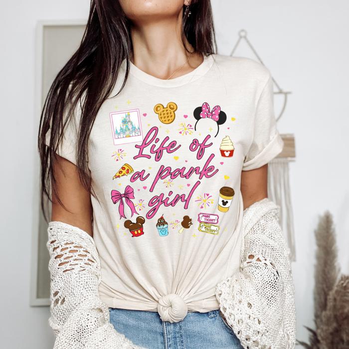 Life Of A Park Girl Graphic Tee, Bella Canvas Tee