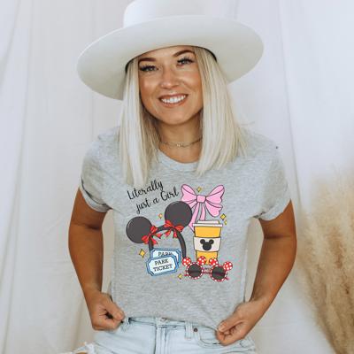 Theme Park Essentials Graphic Tee, Bella Canvas Tee
