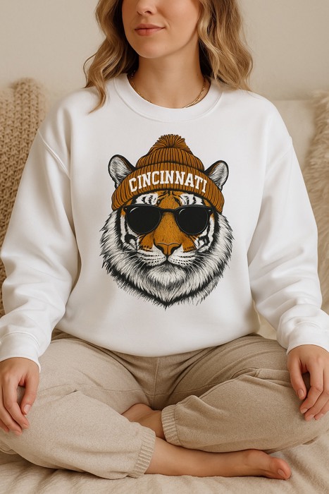 Cincinnati Team Sweatshirt, Mascot Sweatshirt