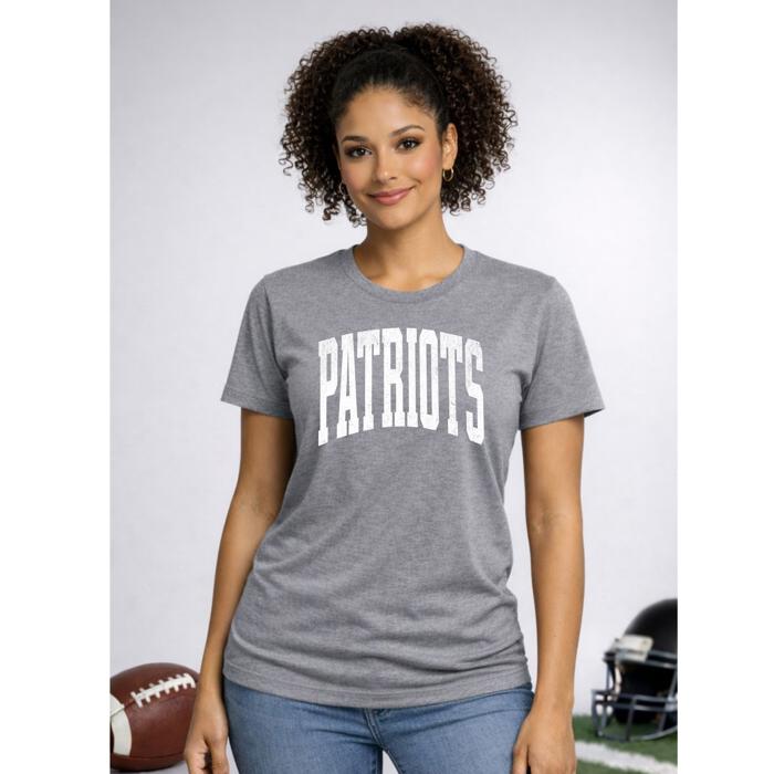 Patriots Team Graphic Tee, Super Bowl Tee, Football Shirt, Bella Canvas Shirt