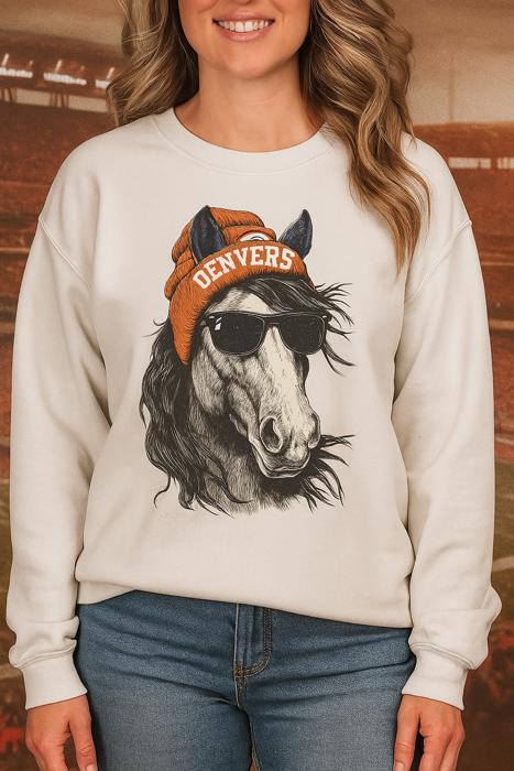Denver Horse Sweathsirt, Mascot Sweatshirt
