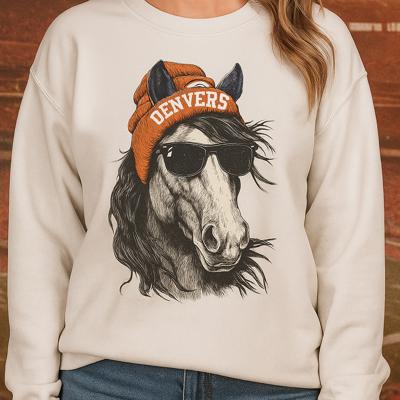 Denver Horse Sweathsirt, Mascot Sweatshirt