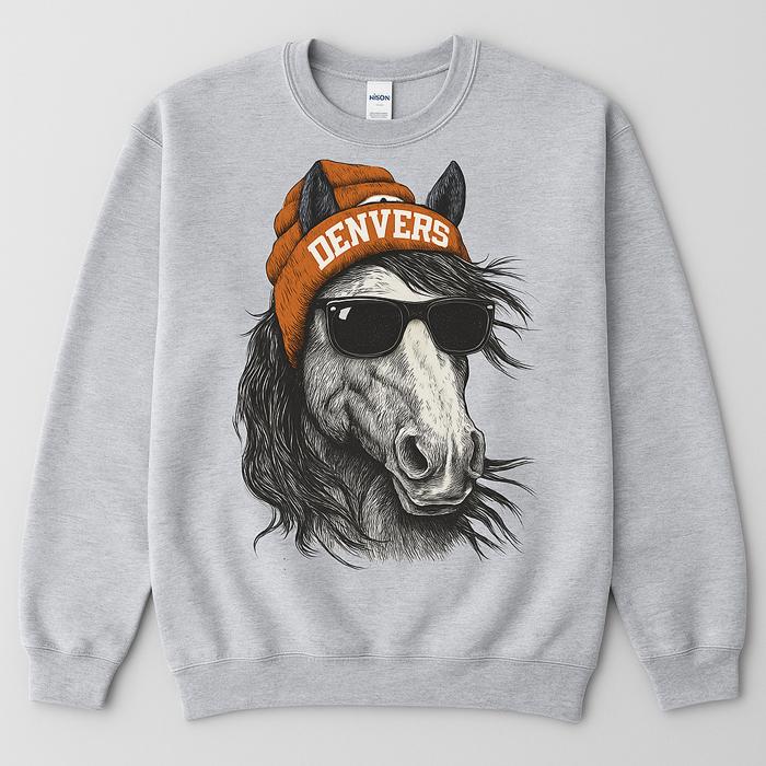 Denver Horse Sweathsirt, Mascot Sweatshirt