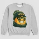  Green Bay Team Sweatshirt, Mascot Sweatshirt