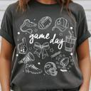  Game Day Football Tee, Comfort Color Tee