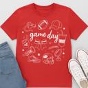  Game Day Football Graphic Tee, Bella Canvas Shirt