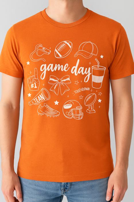 Game Day Football Graphic Tee, Bella Canvas Shirt