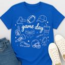  Game Day Football Graphic Tee, Bella Canvas Shirt