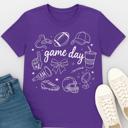  Game Day Football Graphic Tee, Bella Canvas Shirt