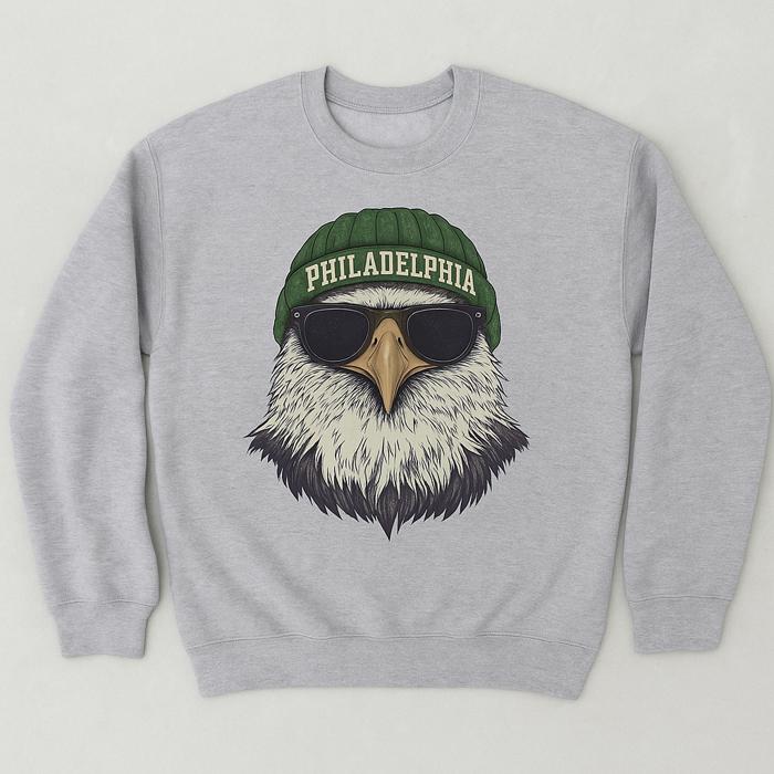 Philadelphia Team Sweatshirt, Mascot Sweatshirt