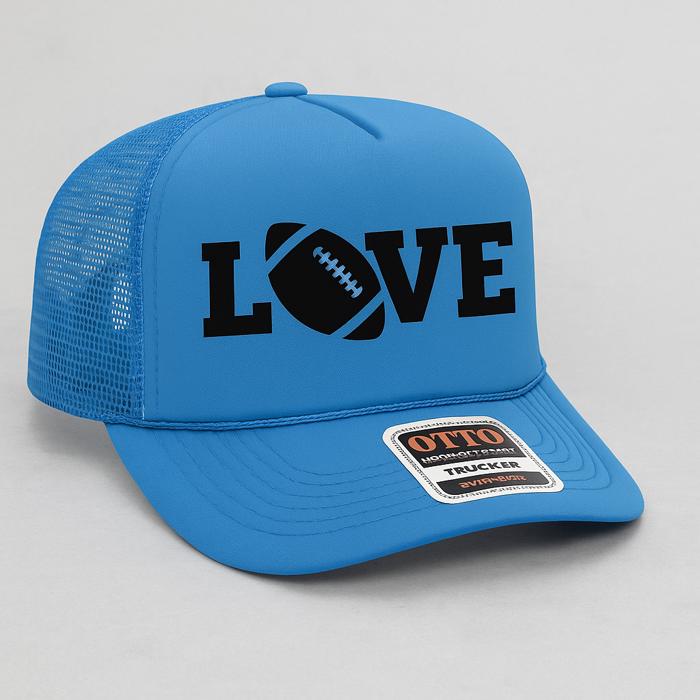 Love Football Foam Trucker Hat, Otto Brand Trucker