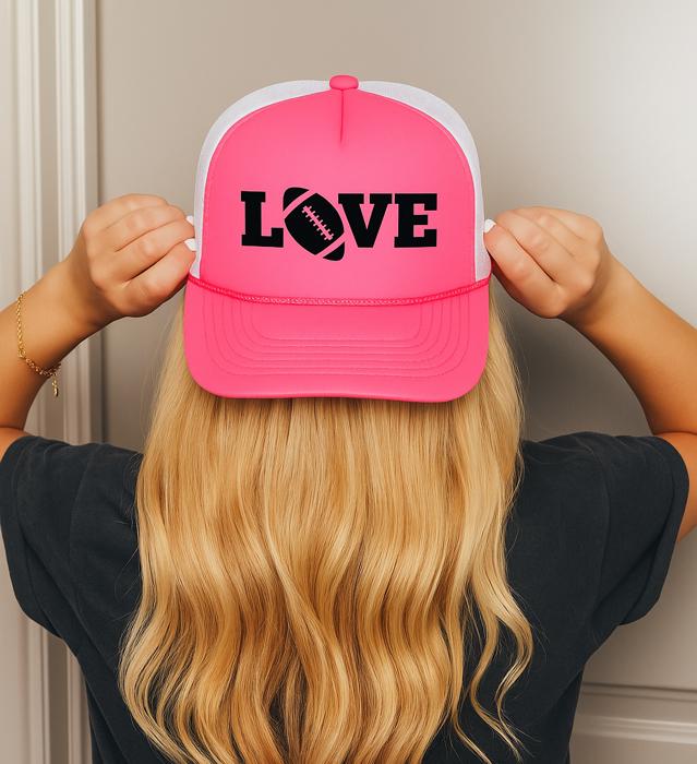 Love Football Foam Trucker Hat, Otto Brand Trucker