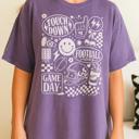  Game Day Vibes Oversized Tee, Comfort Color Tee