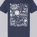  Game Day Vibes Oversized Tee, Comfort Color Tee