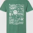 Game Day Vibes Oversized Tee, Comfort Color Tee