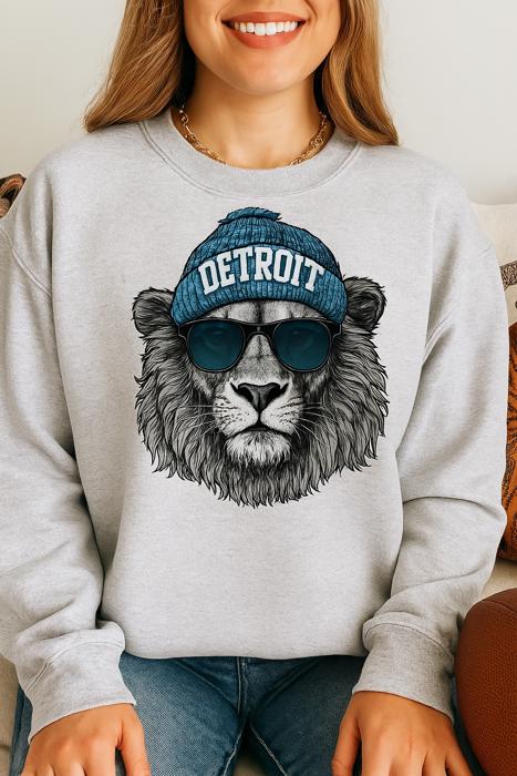 Detroit Team Sweatshirt, Mascot Sweatshirt