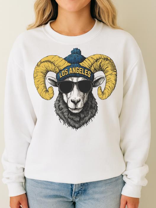 Los Angeles Team Sweatshirt, Mascot Sweatshirt