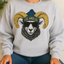  Los Angeles Team Sweatshirt, Mascot Sweatshirt