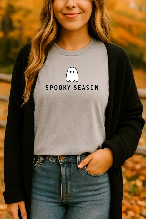 Spooky Season Graphic Tee, Halloween Shirt