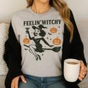  Feelin' Witchy Graphic Tee, Bella Canvas Tee, Halloween Shirt