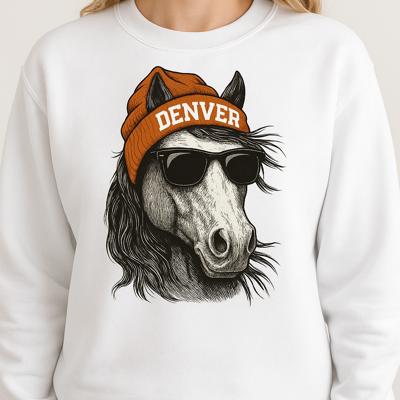 Denver Horse Sweathsirt, Mascot Sweatshirt