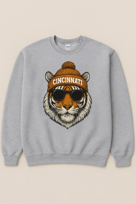 Cincinnati Team Sweatshirt, Mascot Sweatshirt