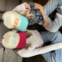  Tipsy C.C Brand Trucker Hat, Ebroidered Hat