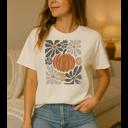  Floral Pumpkin Oversized Tee, Comfort Color Shirt