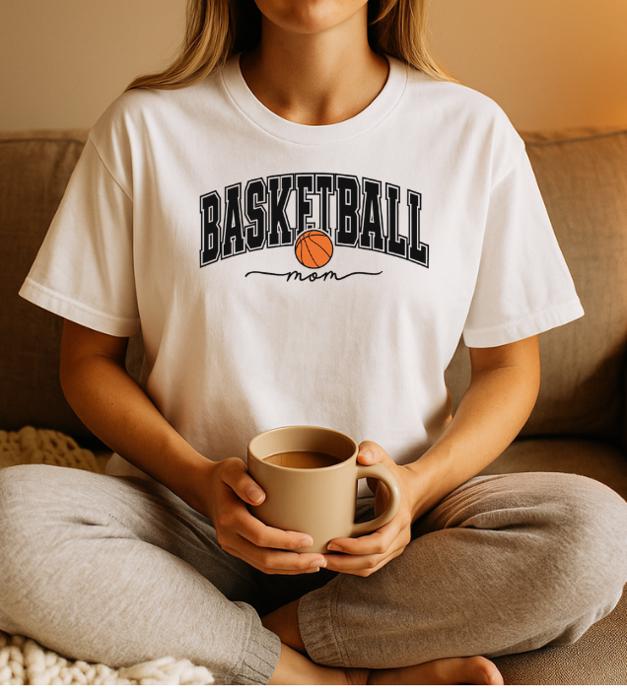 Basketball Mom Graphic Tee, Sports Mo