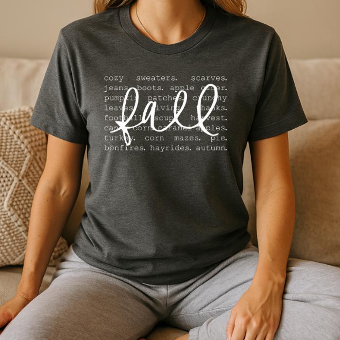 Fall Graphic Tee, Autumn Shirt, Fall Shirt