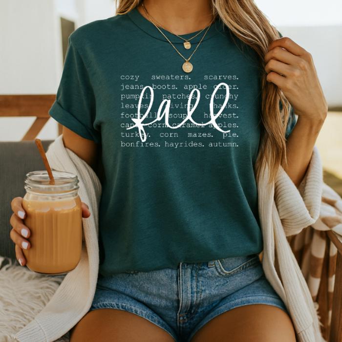 Fall Graphic Tee, Autumn Shirt, Fall Shirt