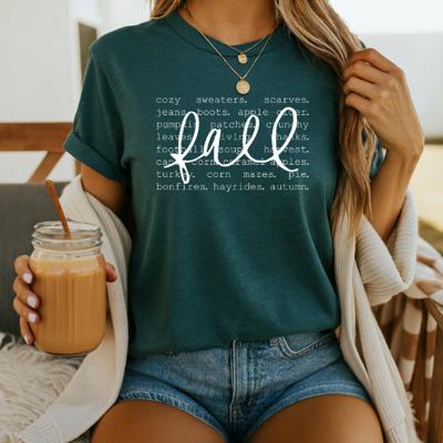 Fall Graphic Tee, Autumn Shirt, Fall Shirt