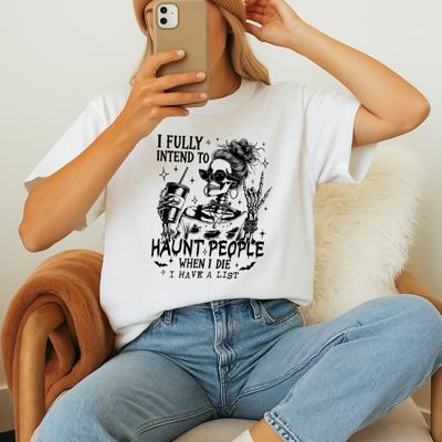 Haunt People Graphic Tee, Halloween Shirt, Comfort Color Shirt