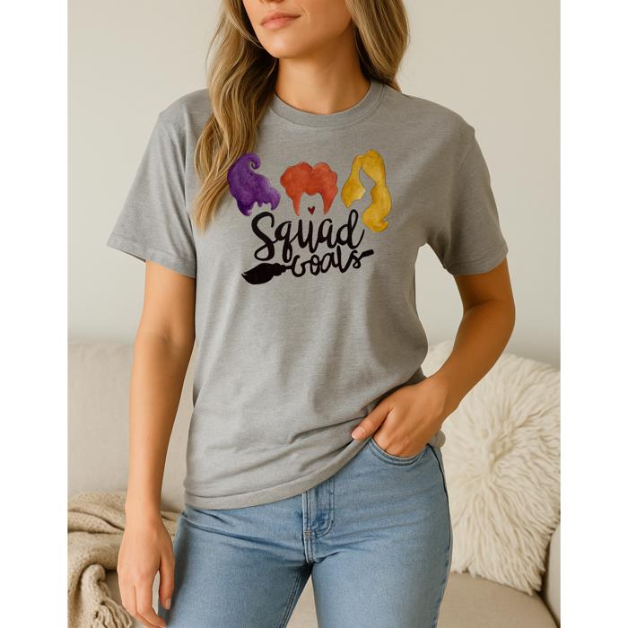 Squad Goals Graphic Tee, Halloween Shirt