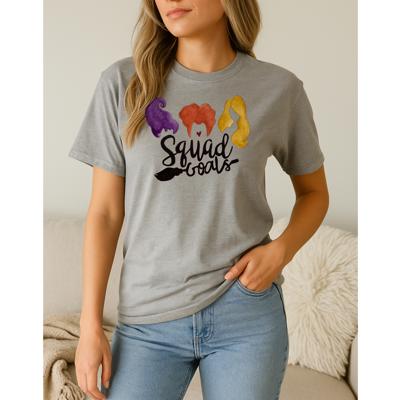 Squad Goals Graphic Tee, Halloween Shirt