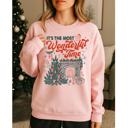 Small Light Pink Wonderful Time Sweatshirt