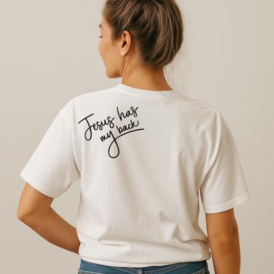 Jesus Has My Back Graphic Tee, Bella Canvas