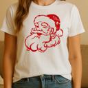  Santa Face Graphic Tee, Bella Canvas Tee
